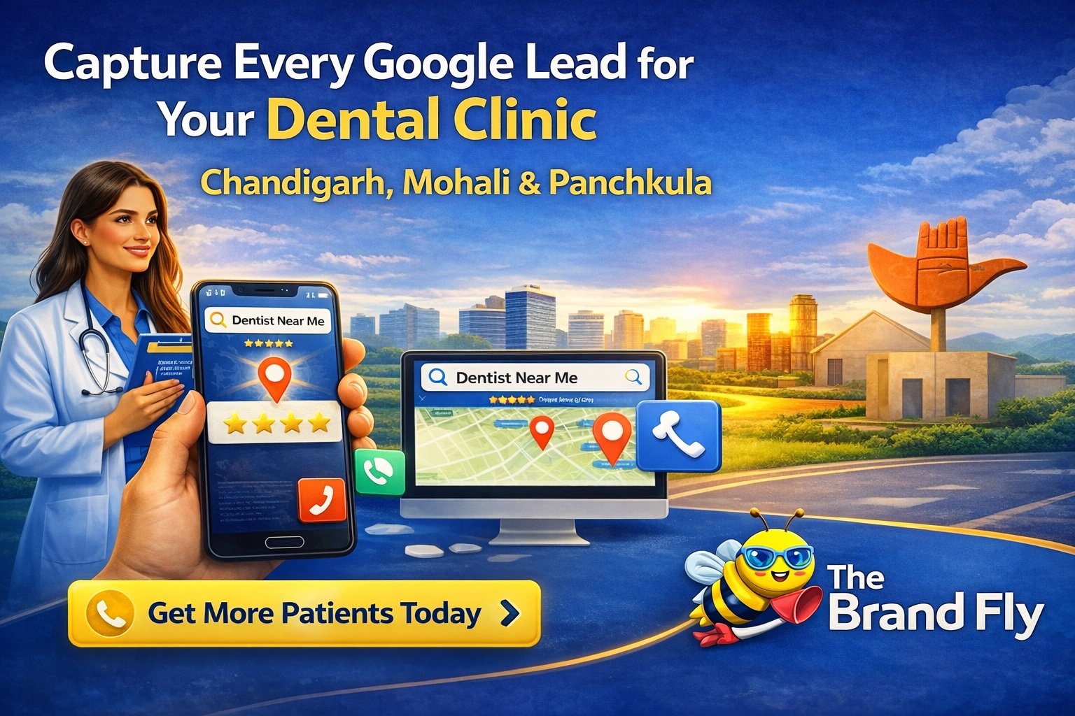 How Smart Dental Clinics Capture Every Lead from Google in Chandigarh, Mohali and Panchkula (Without Extra Staff)