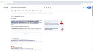 AI Overview: “personal trainer for over 50s in sammamish”